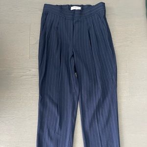 Aritzia Babaton Conan Pant, Navy pin stripes, Women’s Size 0